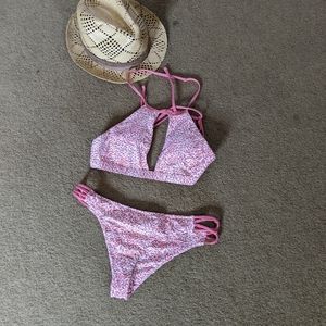 B Swim  pink bikini